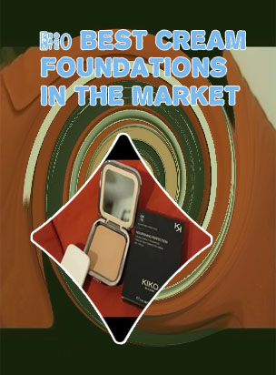 Cream compact foundation