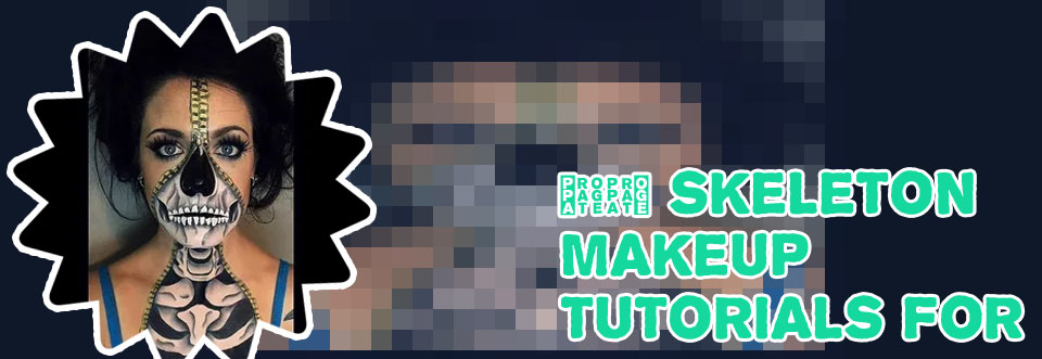 Easy skeleton makeup for beginners