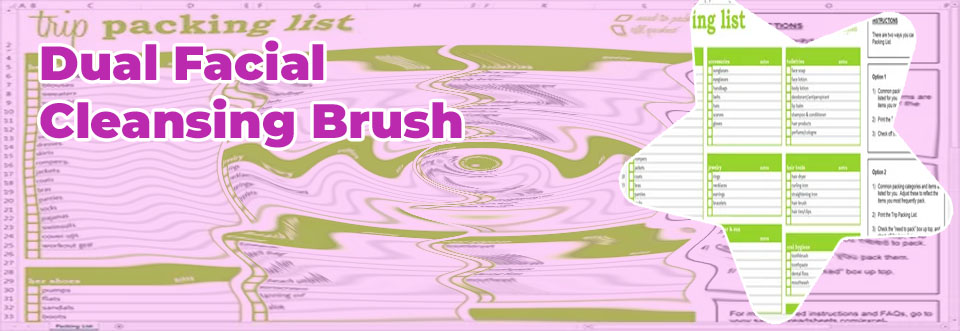 Facial items list