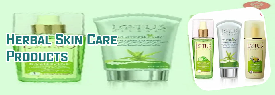Herbal skin care products