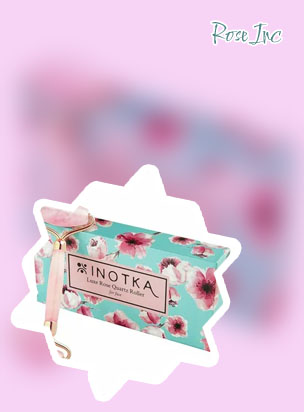 June berry rose quartz roller