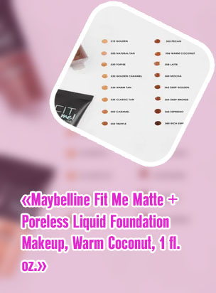Warm coconut maybelline fit me