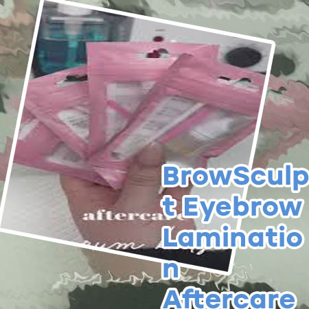 Brow serum after lamination